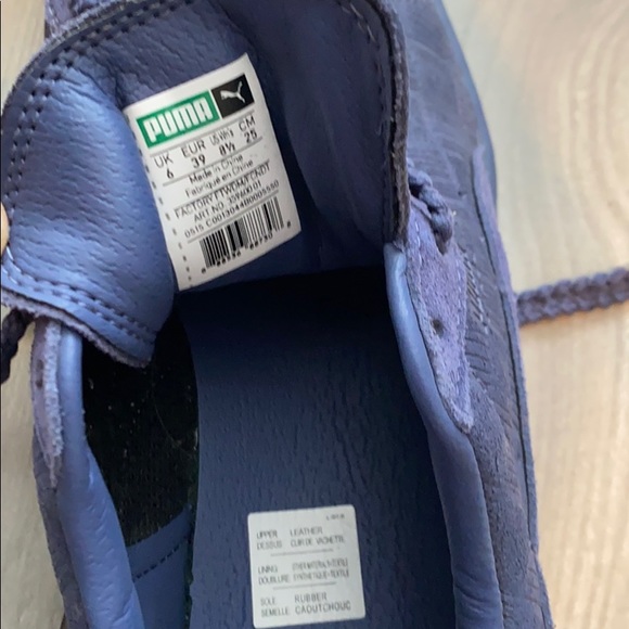 Puma x Solange navy suede patterned sneakers - Picture 7 of 9